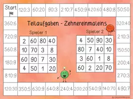 Vorschau - Spiele - Teilaufgaben - Zehnereinmaleins - Spiele - Seite 2