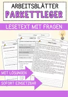 Vorschau - Arbeitsblätter - Parkettleger Arbeitsblätter mit Fragen + Lösungen Leseverstehen und Wortschatz - Deckblatt