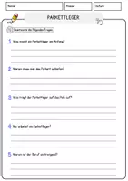 Vorschau - Arbeitsblätter - Parkettleger Arbeitsblätter mit Fragen + Lösungen Leseverstehen und Wortschatz - Seite 3