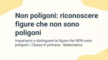 anteprima - Presentazioni / Lavagne - Riconoscere figure che non sono poligoni - Pagina 1