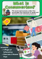 Vorschau - Arbeitsblätter - What is Consumerism? Ursachen, Auswirkungen und Kernkonzepte - Deckblatt