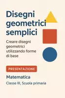 anteprima - Presentazioni / Lavagne - Creare disegni geometrici utilizzando forme di base - Pagina di copertina
