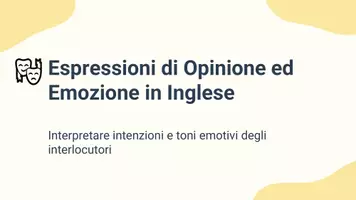anteprima - Presentazioni / Lavagne - Identificare espressioni di opinione e emozione - Pagina 1