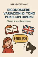 anteprima - Presentazioni / Lavagne - Riconoscere variazioni di tono per scopi diversi - Pagina di copertina