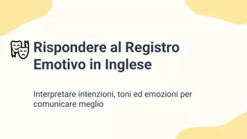 anteprima - Presentazioni / Lavagne - Rispondere in modo adeguato al registro emotivo - Pagina 1