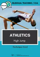 Aperçu - Cartes / Images - Athletics⎮High Jump - Technique card (English, CLIL) - Page de couverture