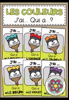 Vorschau - Spiele - LES COULEURS (Farben) - J‘ai... Qui a...? (FRANZÖSISCH) - Deckblatt