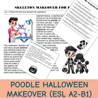 Vorschau - Arbeitsblätter - Englisch A2–B1 – Good News Lesetext: Halloween-Makeover für einen Hund - Deckblatt