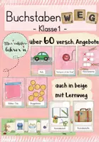 Vorschau - Arbeitsblätter - Materialpaket (Buchstabenweg, Lernwörter) - Seite 1