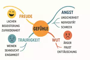 Vorschau - Arbeitsblätter - Arbeitsblätter zum Thema "Gefühl" + Lösung & MP3 + Mindmap + Infografik - Seite 2