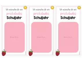Vorschau - Anderer Materialtyp - Willkommensgruß: Prickelndes Schuljahr - Seite 3