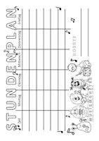 Vorschau - Anderer Materialtyp - Musikmonster-Stundenpläne | 6 Motive | A4 & A5 | Organisation & Motivation für Schüler - Seite 3