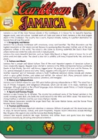 Vorschau - Arbeitsblätter - Carribean Jamaica Reading - Grade 9 - Deckblatt