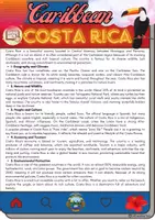 Vorschau - Arbeitsblätter - Caribbean Costa Rica Reading - Grade 9 - Deckblatt