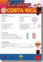 Vorschau - Arbeitsblätter - Caribbean Costa Rica Reading - Grade 9 - Seite 1
