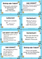 Vorschau - Quiz - Filmmusik Quizkarten - 24 Quizkärtchen | Quiz | Musik - Seite 1