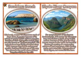 Vorschau - Arbeitsblätter - Fact Cards - SOUTH AFRICA (quiz, map, fact file, presentation, 3-fach differenziert) - Seite 3
