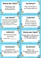Vorschau - Quiz - Musikproduktion Quizkarten - 24 Quizkärtchen | Quiz | Musik - Seite 2