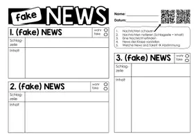 Vorschau - Arbeitsblätter - Fake News: Präsentation aktueller Nachrichten - Seite 3