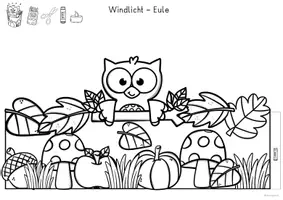 Vorschau - Stundenentwürfe - Herbst Kunst, Windlichter Basteln mit Herbsttieren. - Seite 2