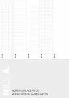 Vorschau - Anderer Materialtyp - Kopiervorlagen – Verschiedene Papiervorlagen (kariert, liniert, Kreuze, Punkte, Notenlinien) - Deckblatt