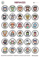 Vista previa - Juegos / Gamificación - Imágenes para Ruletas (Lectoescritura y Vocabulario) - página 2