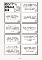 Vorschau - Spiele - IDENTITY AND BELONGING - Conversation Cards - Seite 1