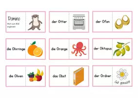 Vorschau - Spiele - Dominos zum Buchstaben O - für den Anfangsunterricht - Seite 2