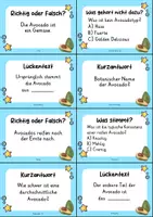Vorschau - Quiz - Avocado Quizkarten - 24 Quizkärtchen | Quiz | Obst - Seite 3