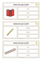 Vorschau - Stationenlernen - Erstlesen Kartei - Schulsachen - Seite 2