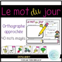 Aperçu - Feuilles d'exercices - Le mot du jour - Page de couverture