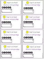 Aperçu - Cartes / Images - Billets privilèges modifiables - Page 3