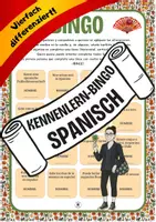 Vorschau - Arbeitsblätter - Spanisch Kennenlernen Bingo - 4 Versionen - Anfangsunterricht bis Oberstufe - Deckblatt