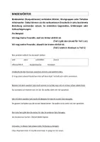 Vorschau - Arbeitsblätter - Uebung Bindewoerter - Deckblatt