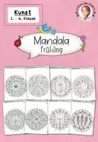 Vorschau - Arbeitsblätter - Mandala Frühling Ausmalbilder | Kunst Klasse 1-4 - Deckblatt