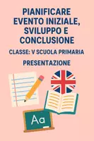 anteprima - Presentazioni / Lavagne - Pianificare evento iniziale, sviluppo e conclusione - Pagina di copertina