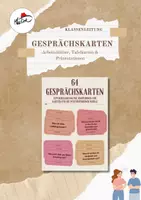 Vorschau - Anderer Materialtyp - Gesprächskarten Back to School - Kennenlernen - Deckblatt