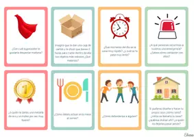 Vista previa - Hojas de trabajo - Tarjetas de conversación para niños – Actividades de inteligencia emocional y conexión familiar - página 3