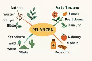 Vorschau - Arbeitsblätter - Arbeitsblätter zum Thema "Pflanzen" + Lösung & MP3 + Mindmap + Infografik - Seite 2