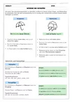 Vorschau - Arbeitsblätter - Merkblatt: Satzreihe und Satzgefüge & Nebensatzarten (+ Übungen mit Lösungen) - Seite 1