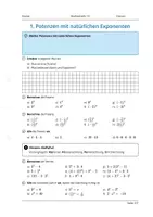 Vorschau - Arbeitsblätter - Materialpaket: Potenzen & Wurzel - Seite 3