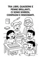 anteprima - Materiale di supporto/inclusione - Filastrocca illustrata per il Primo Giorno di Scuola 🏫 - Pagina 2