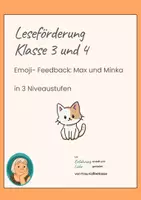 Vorschau - Arbeitsblätter - Emoji Feedback "Max und Minka" - Deckblatt