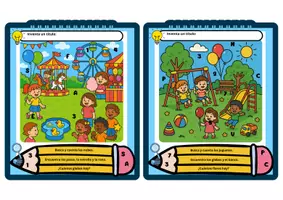 Vista previa - Hojas de trabajo - PACK TARJETAS ATENCIÓN Y COMPRENSIÓN - página 3