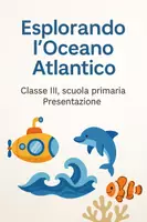 anteprima - Presentazioni / Lavagne - Esplorando l'Oceano Atlantico - Pagina di copertina