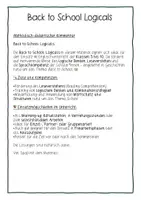 Vorschau - Arbeitsblätter - Logicals Back to School 5-10 Englisch Reading Comprehension - Seite 1