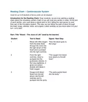 Vorschau - Aufgabenkarten - Reading Chain: Cardiovascular System - Deckblatt
