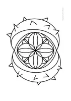 Vorschau - Mal- und Bastelvorlagen - Kastanien Mandalas, Fensterbild, Fensterdeko, Herbst - Seite 3