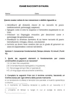 anteprima - Compiti in classe/Test - Scrittura creativa: Esame racconti horror brevi - Pagina 1