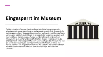Vorschau - Arbeitsblätter - Escape Room - Eingesperrt im Museum #edukiknaller2021 - Seite 2